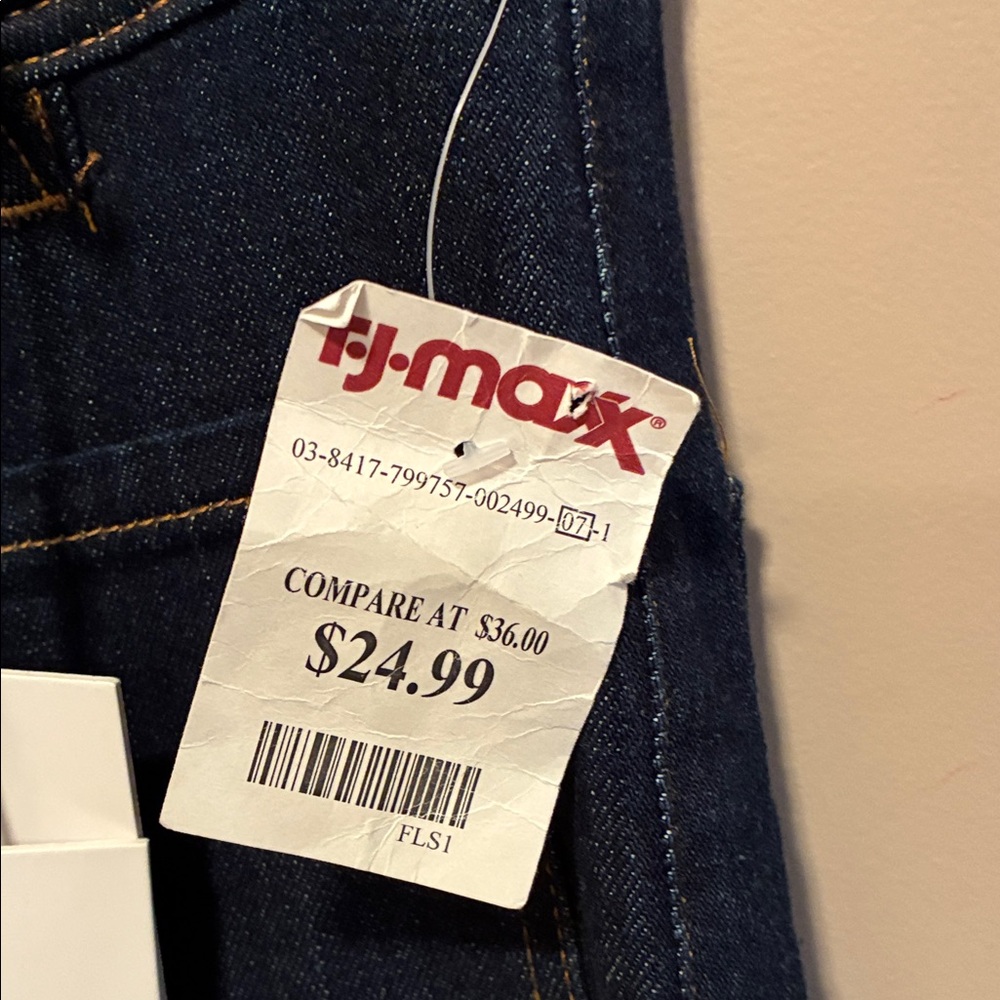 Oat New York Dark Blue Flare Jeans - Picture 4 of 8